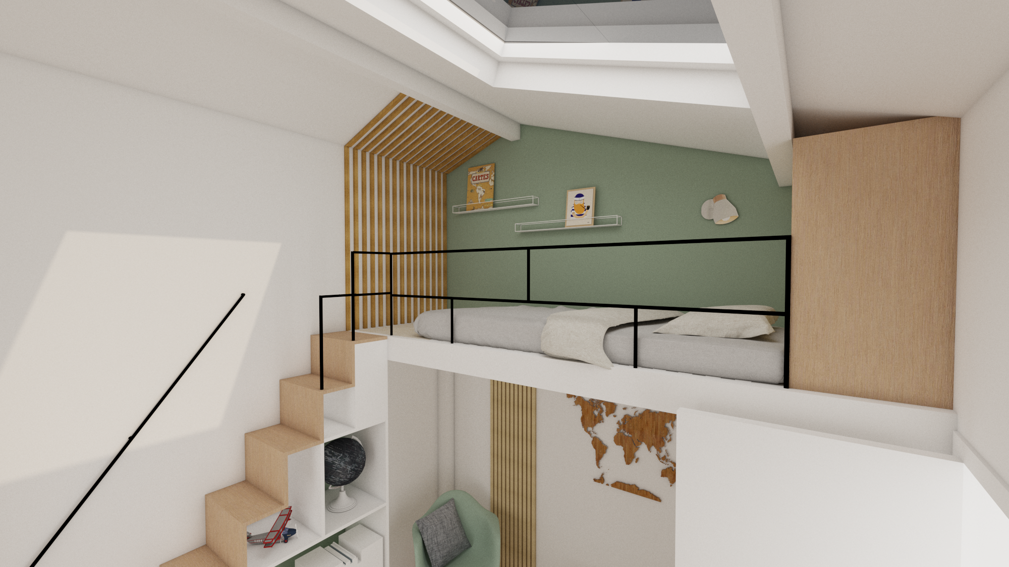 Chambre d’enfant : comment créer une mezzanine dans un petit espace